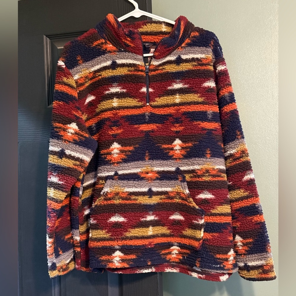 Women’s Marissa Olivia New York Patterned 1/4 Zip Pull Over
